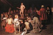 SWEERTS, Michiel The Drawing Class ear oil painting reproduction